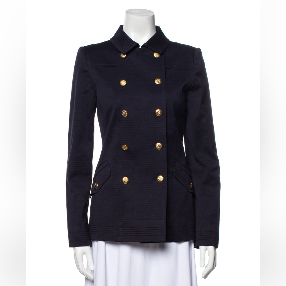 [SOLD] Oscar De La Renta Navy Blazer